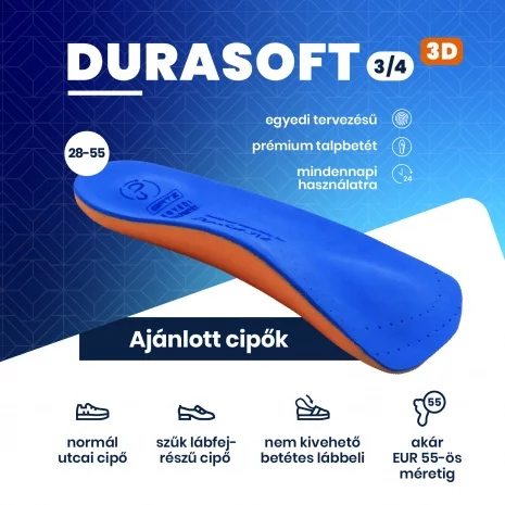 BATZ DuraSoft 3/4 individuální vložka do obuvi