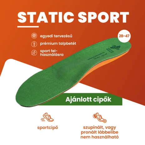 Static Sport individuální vložka do obuvi