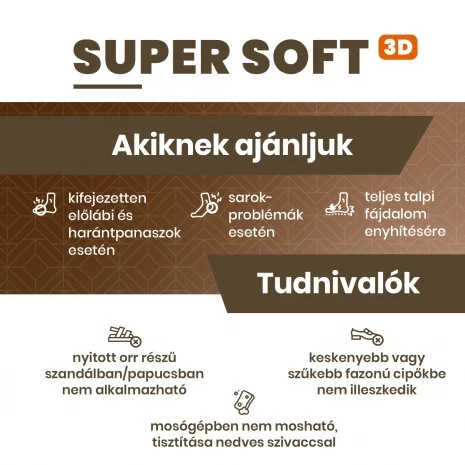 BATZ Super Soft individuální vložka do obuvi