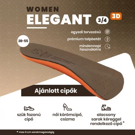 BATZ Elegant 3/4 ndividuální vložka do obuvi