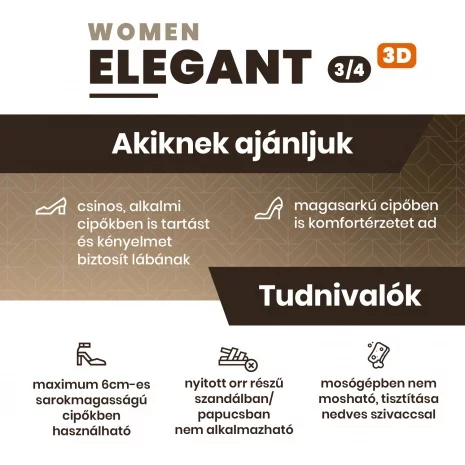 BATZ Elegant 3/4 ndividuální vložka do obuvi