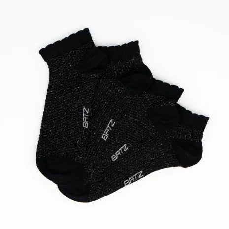 BATZ LIFESTYLE 2 pairs of Grace (black/black) socks