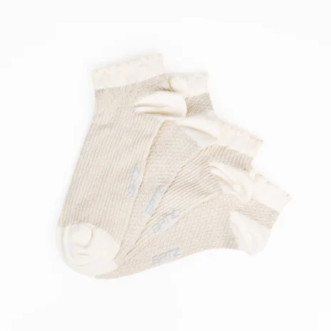 BATZ LIFESTYLE 2 pairs of Grace (ecru/ecru) socks