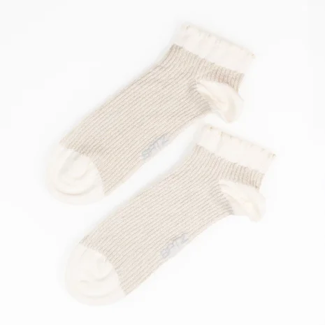 BATZ LIFESTYLE 2 pairs of Grace (ecru/ecru) socks
