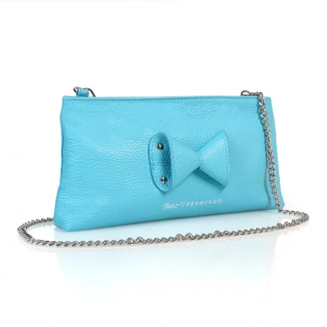 Batz X REKAVAGO Liberty Clutch turquoise