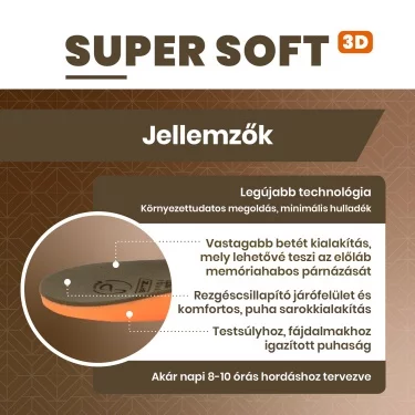 BATZ Super Soft individuální vložka do obuvi