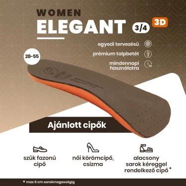 BATZ Elegant 3/4 ndividuální vložka do obuvi