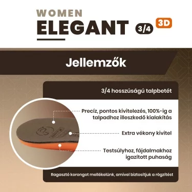 BATZ Elegant 3/4 ndividuální vložka do obuvi
