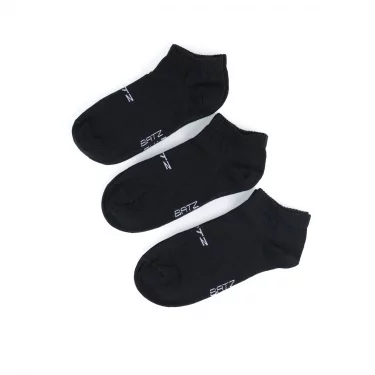 BATZ LIFESTYLE 3 páry One size (černá/černá/černá) kotníkové ponožky