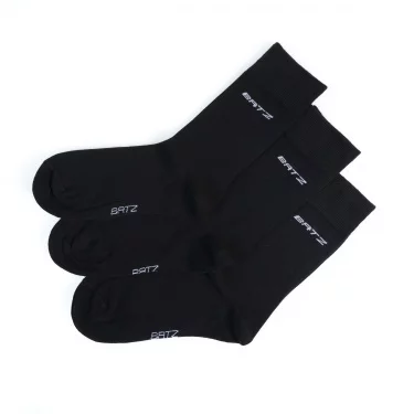 BATZ LIFESTYLE 3 páry Pánské (black/black/black) klasické ponožky