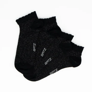 BATZ LIFESTYLE 2 pairs of Grace (black/black) socks