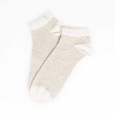 BATZ LIFESTYLE 2 pairs of Grace (ecru/ecru) socks
