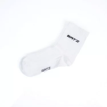 BATZ LIFESTYLE 3 páry Unisex (bílá/bílá/bílá) crew ponožky