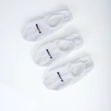 BATZ LIFESTYLE 3 páry Unisex (bílá/bílá/bílá) neviditelné ponožky