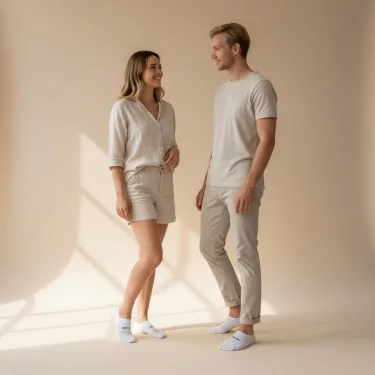 BATZ LIFESTYLE 3 páry Unisex (bílá/bílá/bílá) neviditelné ponožky