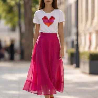 BATZ X VIKTORIAVARGA Sunset LOVE t-shirt